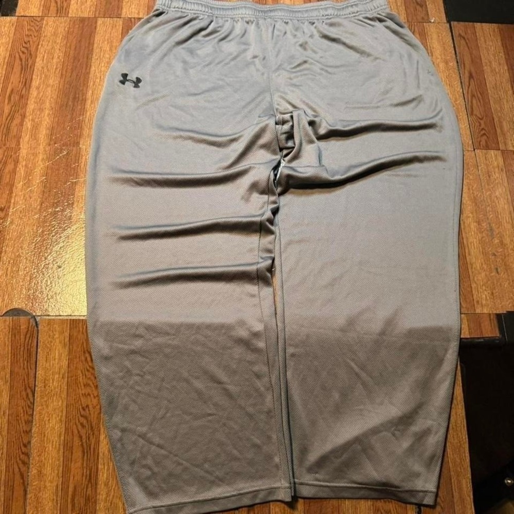 Under Armour Grey Retro Tech Sportswear Baggy Track Sweatpants XXL